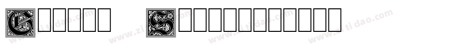 Gothic Script字体转换